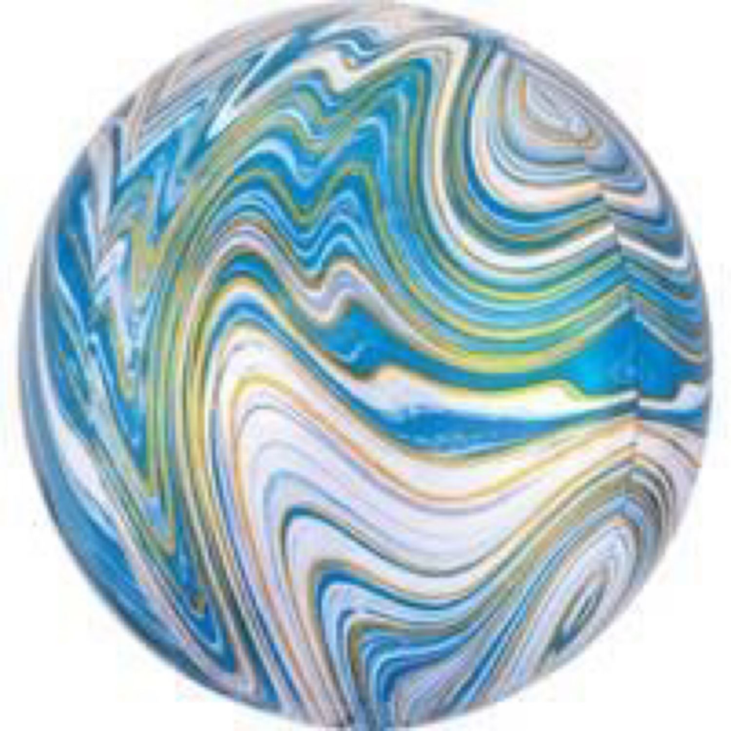 15" BLUE MARBLEZ ORBZ