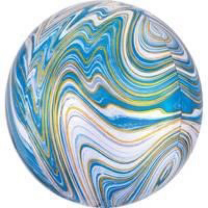 15" BLUE MARBLEZ ORBZ