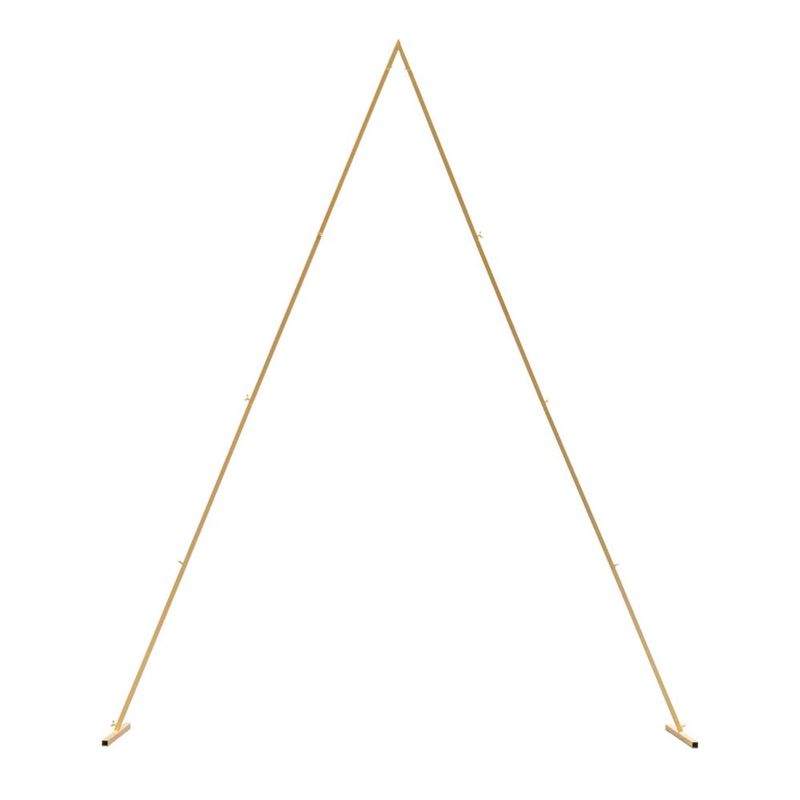 Metal Triangle Arch 90" - Gold