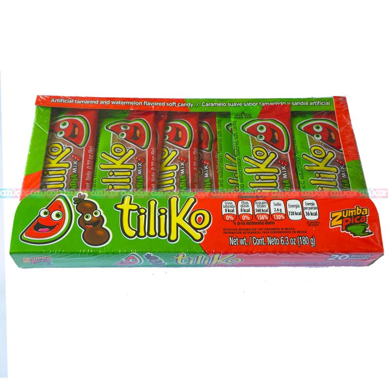 ZUMBA Pica Tiliko Tamarind Tiliko Tamarindo Sandia 20pcs