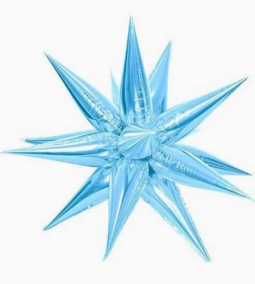 26" Light Blue Starburst OV