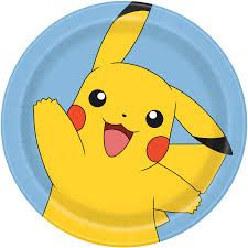 Pokemon 9in Plates 8ct