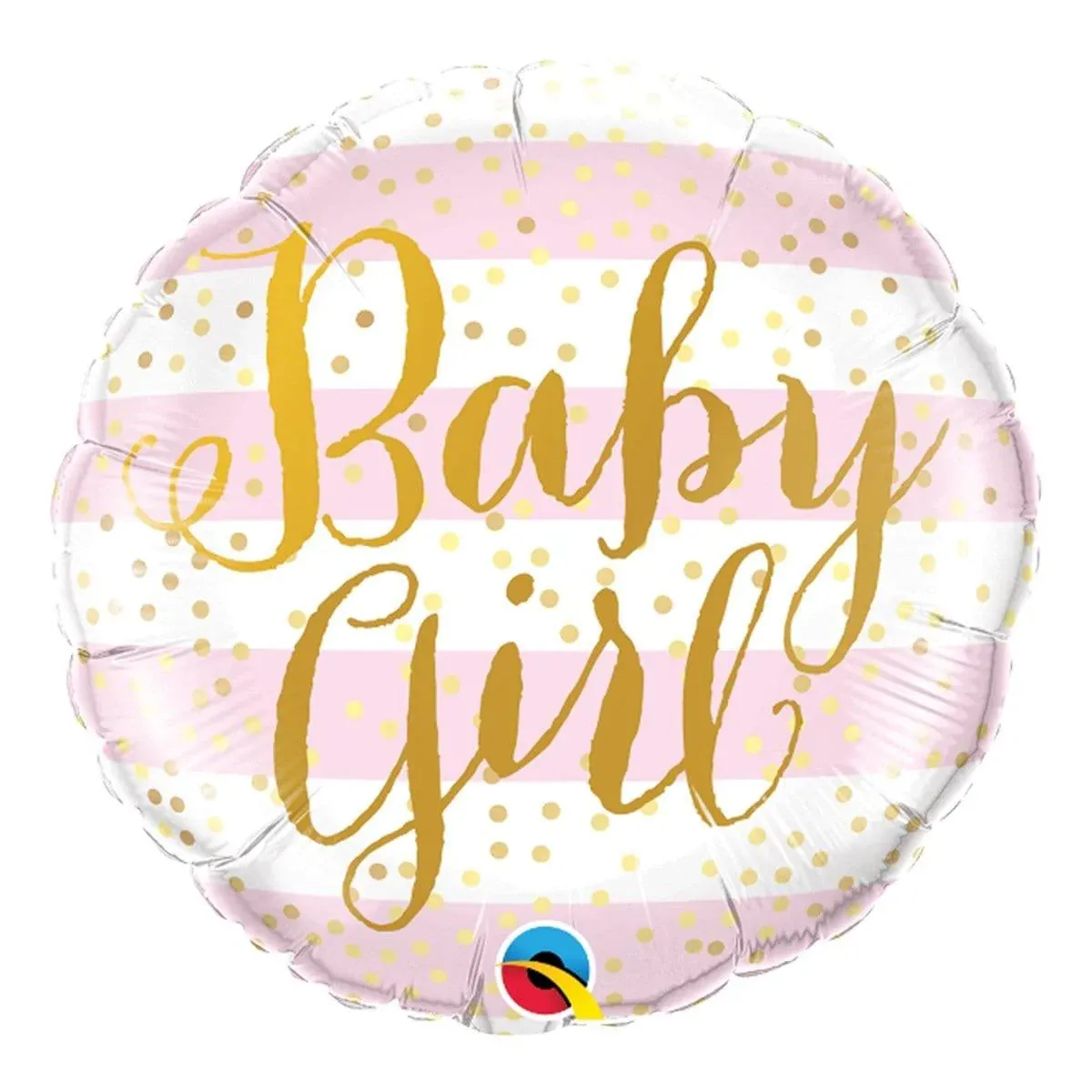 18" BABY GIRL PINK STRIPES