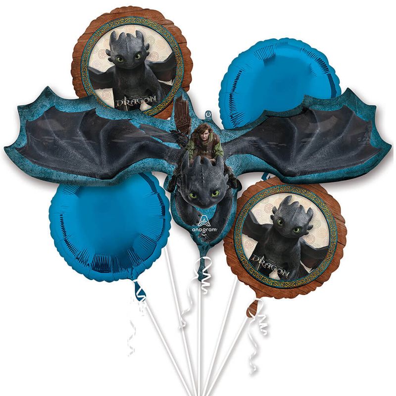 HOW TO TRAIN YOUR DRAGON BOUQUET OF BALLOONS