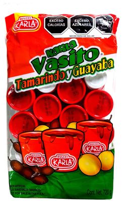 Karla Vasito Tamarindo y Guayaba Tamarind & Guava Soft Candy Cups