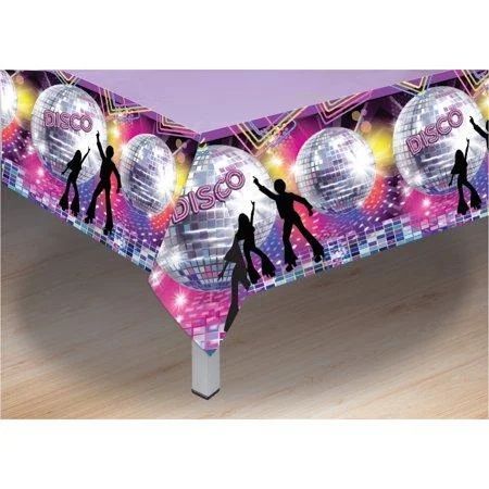 Disco Party Plastic Table Cover - Party Supplies