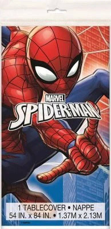 Unique Spider-Man Rectangular Plastic Table Cover | 54" x 84" | 1 Pc