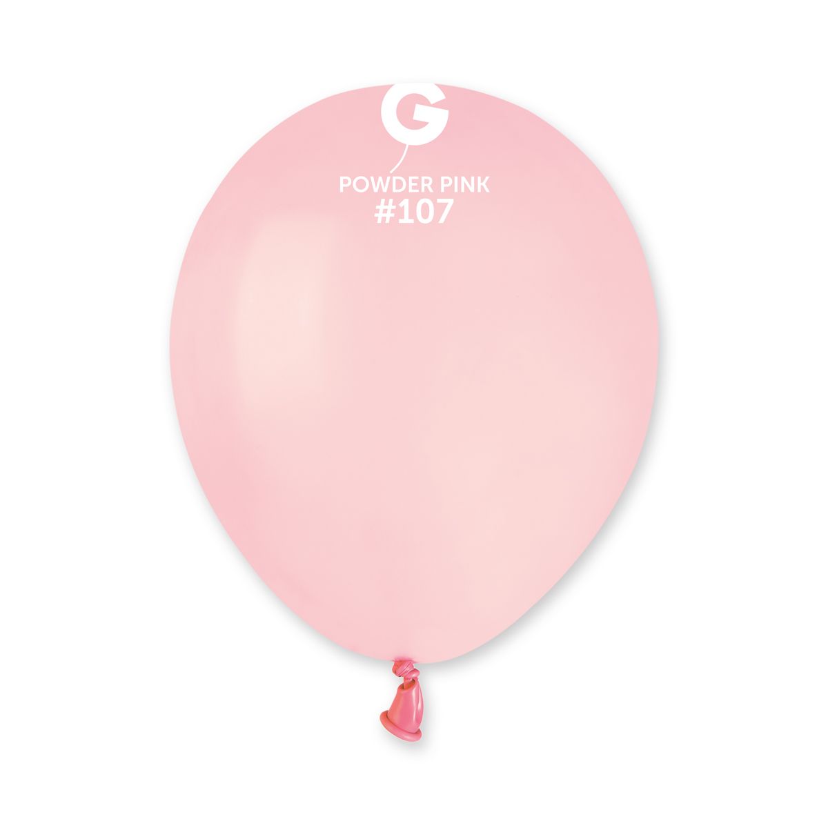 Gemar Standard Powder Pink Balloons #107 5in - 100 pieces