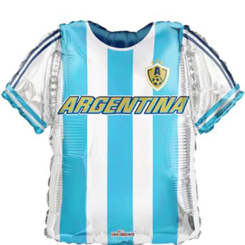 Foil Balloon Argentina FIFA Jersey