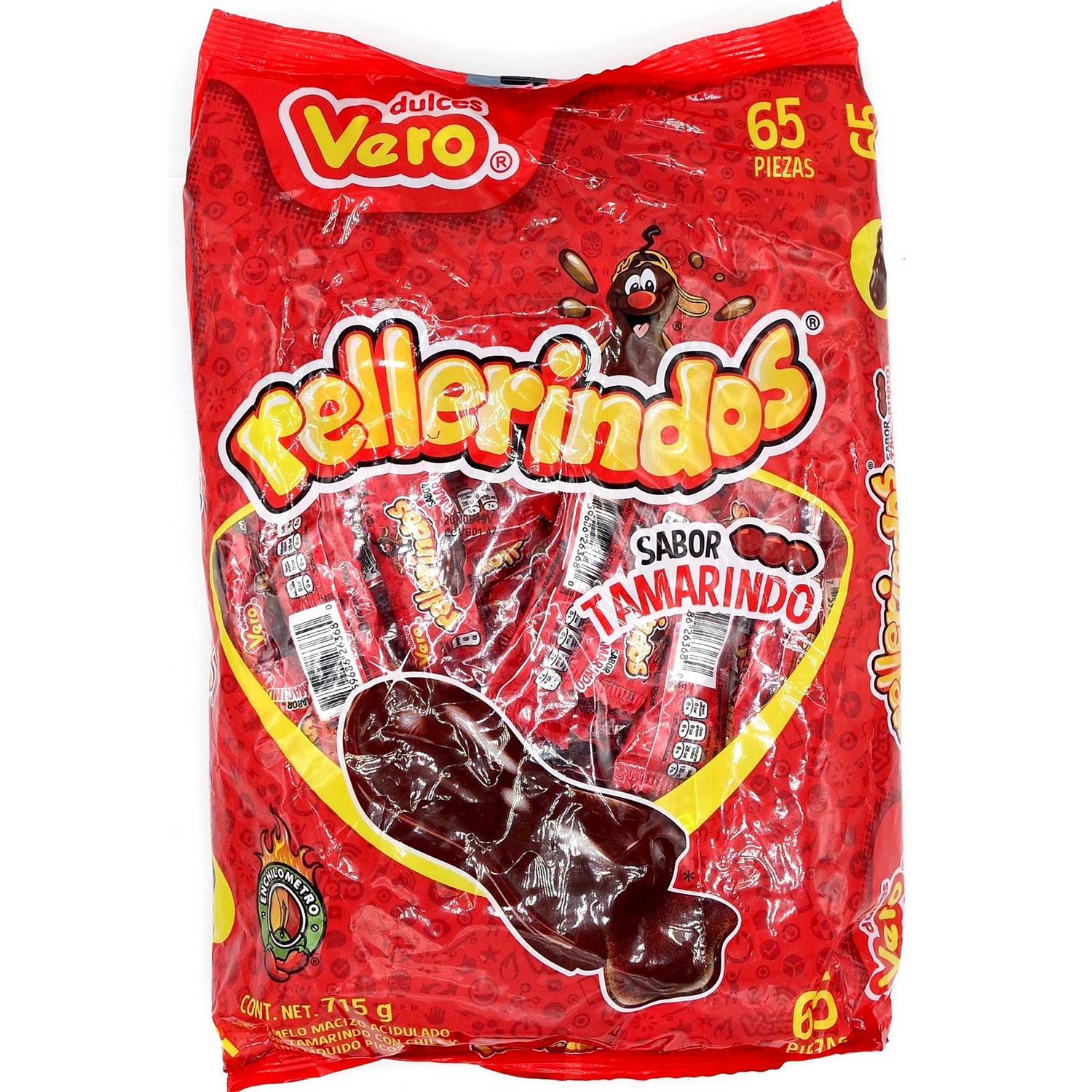 Pinatas Vero Mexican Tamarindo Candy Rellerindos