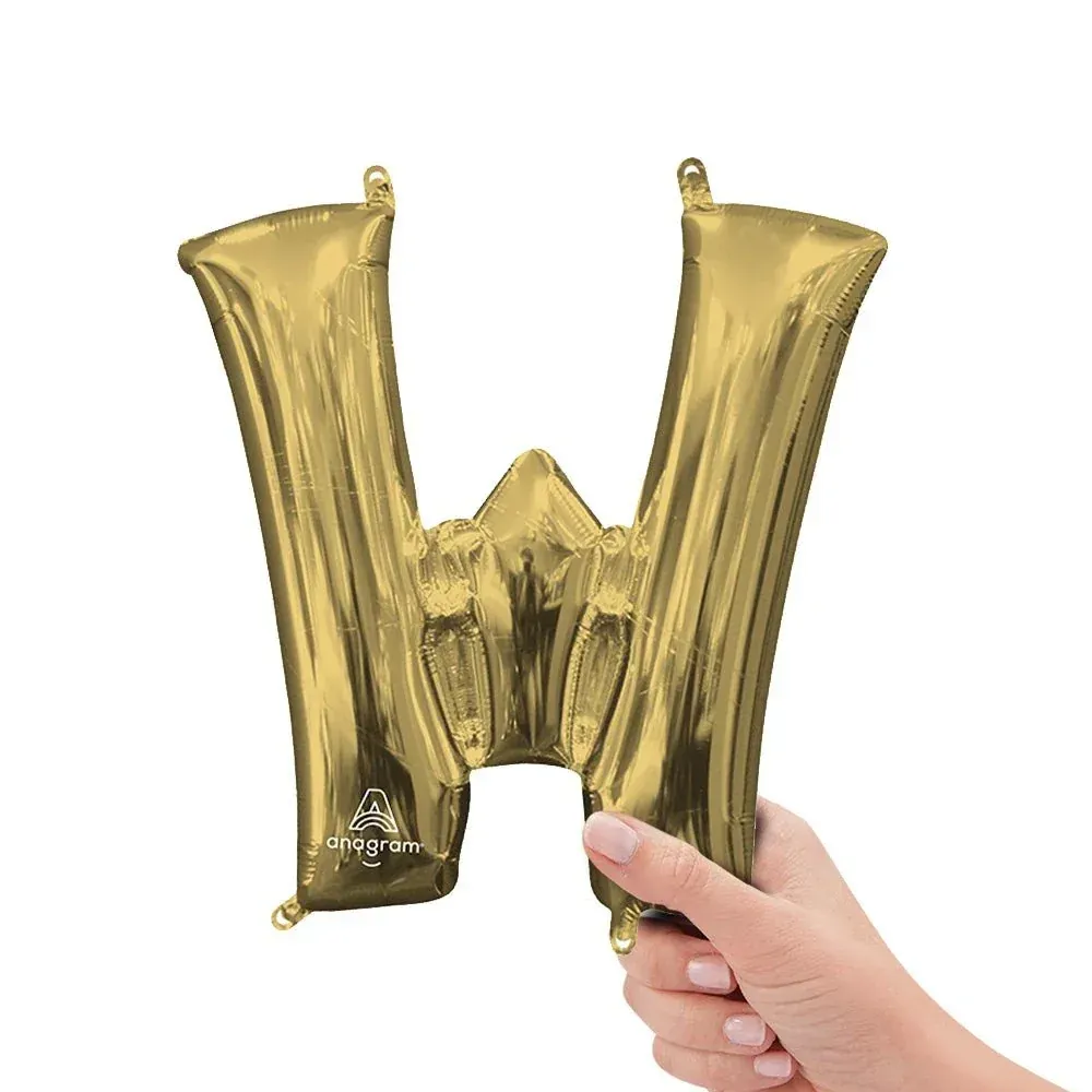 16 inch LETTER W - ANAGRAM - WHITE GOLD (AIR-FILL ONLY