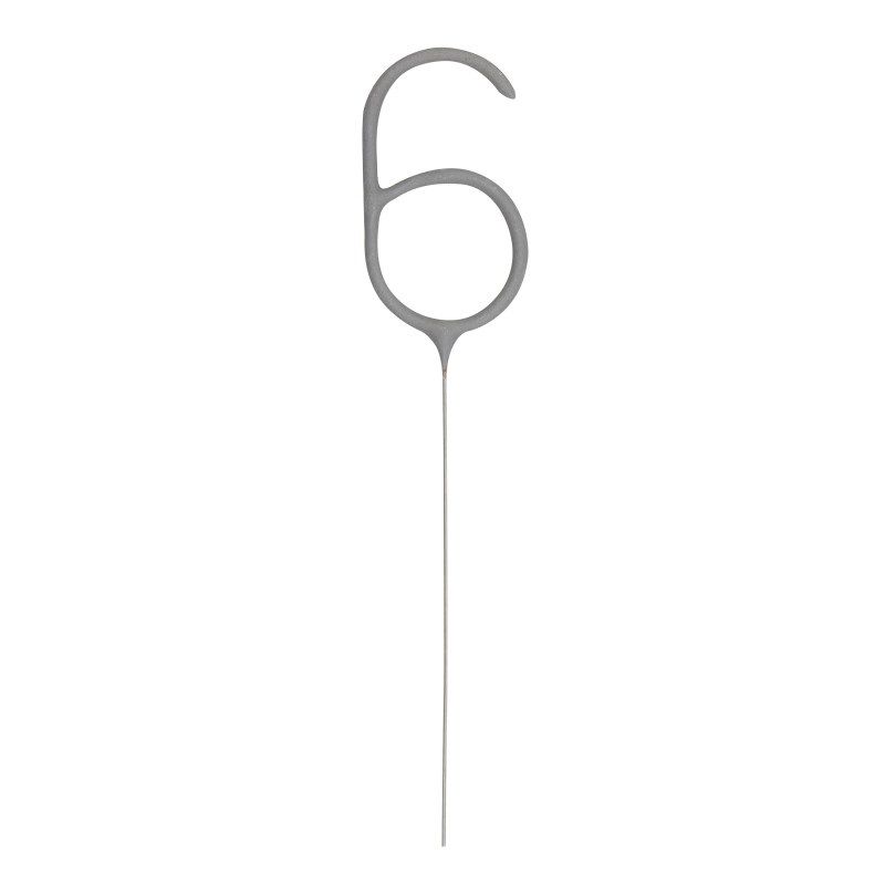 Number 6 Sparkler  7"