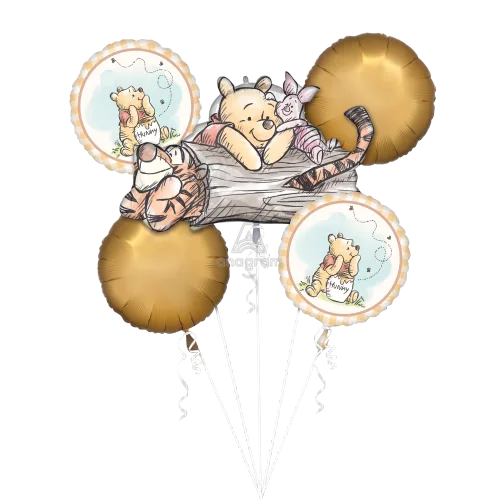 WINNIE THE POOH BOUQUET OF BALLOONS