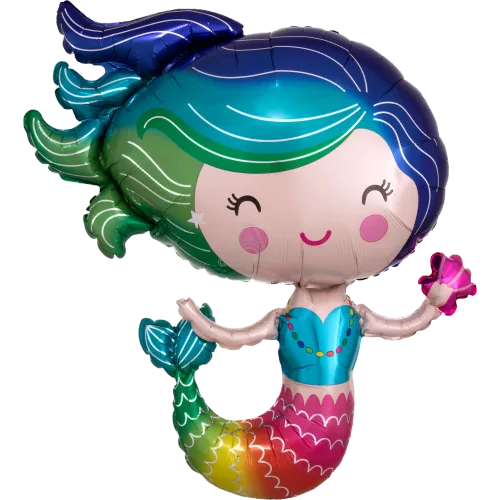 COLORFUL MERMAID SUPER SHAPE