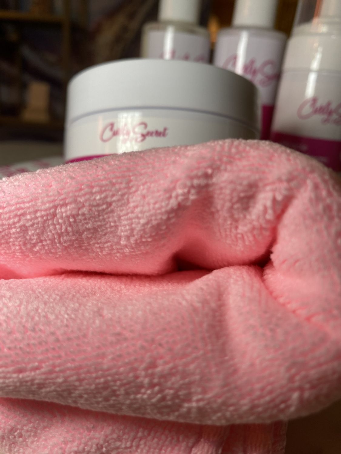 Microfiber Pink Towel