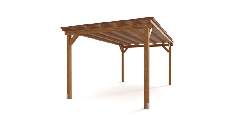 Pérgola Solution VIP  de Madera 4 x 3 Metros