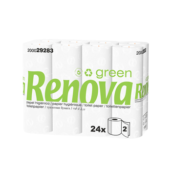 Papel higiénico doméstico "Renova"