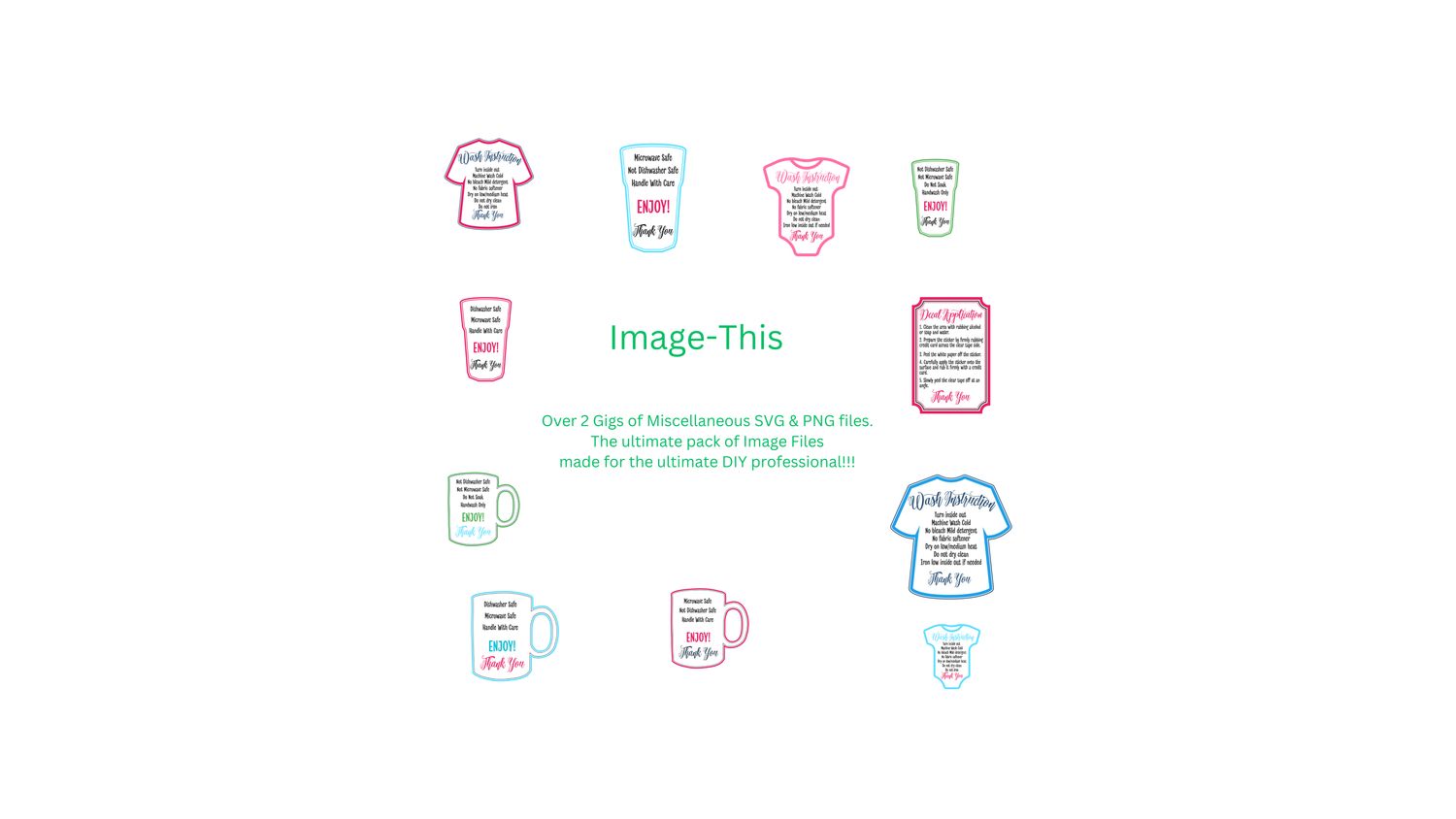 Design Master Pro: 2GB+ SVG &amp; PNG Collection for T-Shirts, Cups, Decals &amp; More