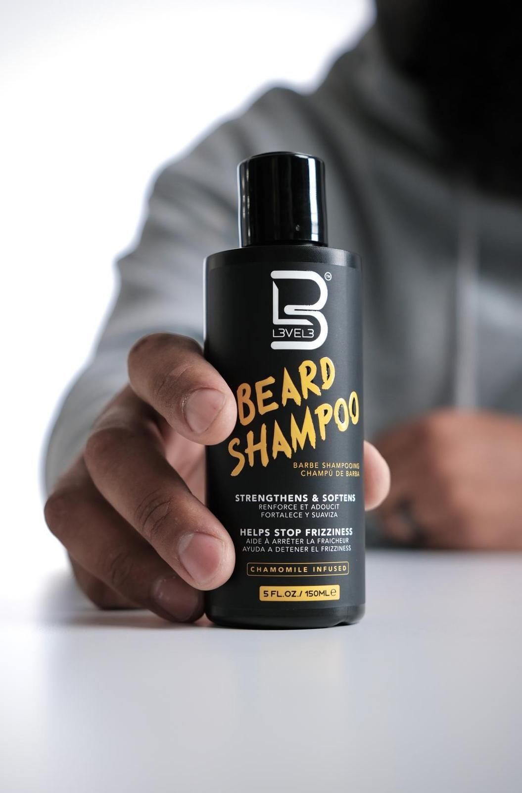 Beard Shampoo - Chamomile Infused for Clean, Soft, and Nourished Facial Hair