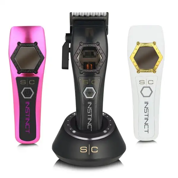 Stylecraft Instinct Metal Clipper - Professional Cordless Hair Clipper With IN2 Vector Motor - SC611M