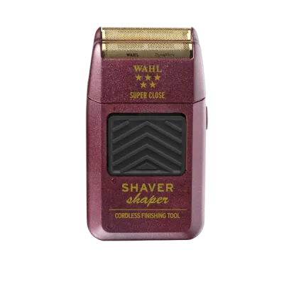 Wahl Professional 5-Star Cord/Cordless Shaver/Shaper - Red