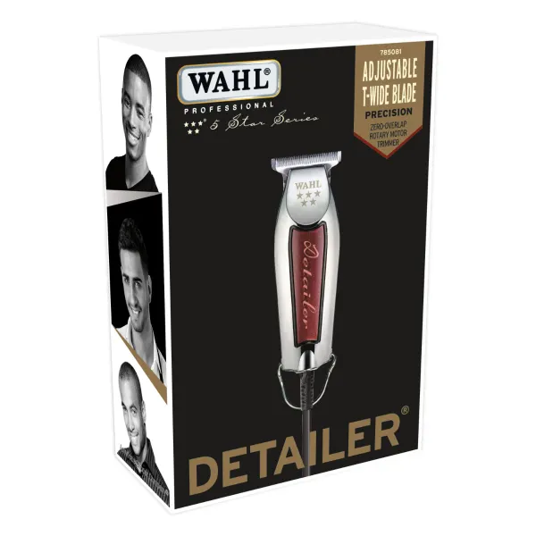 Wahl Detailer Precision 5-Star Trimmer - Burgundy