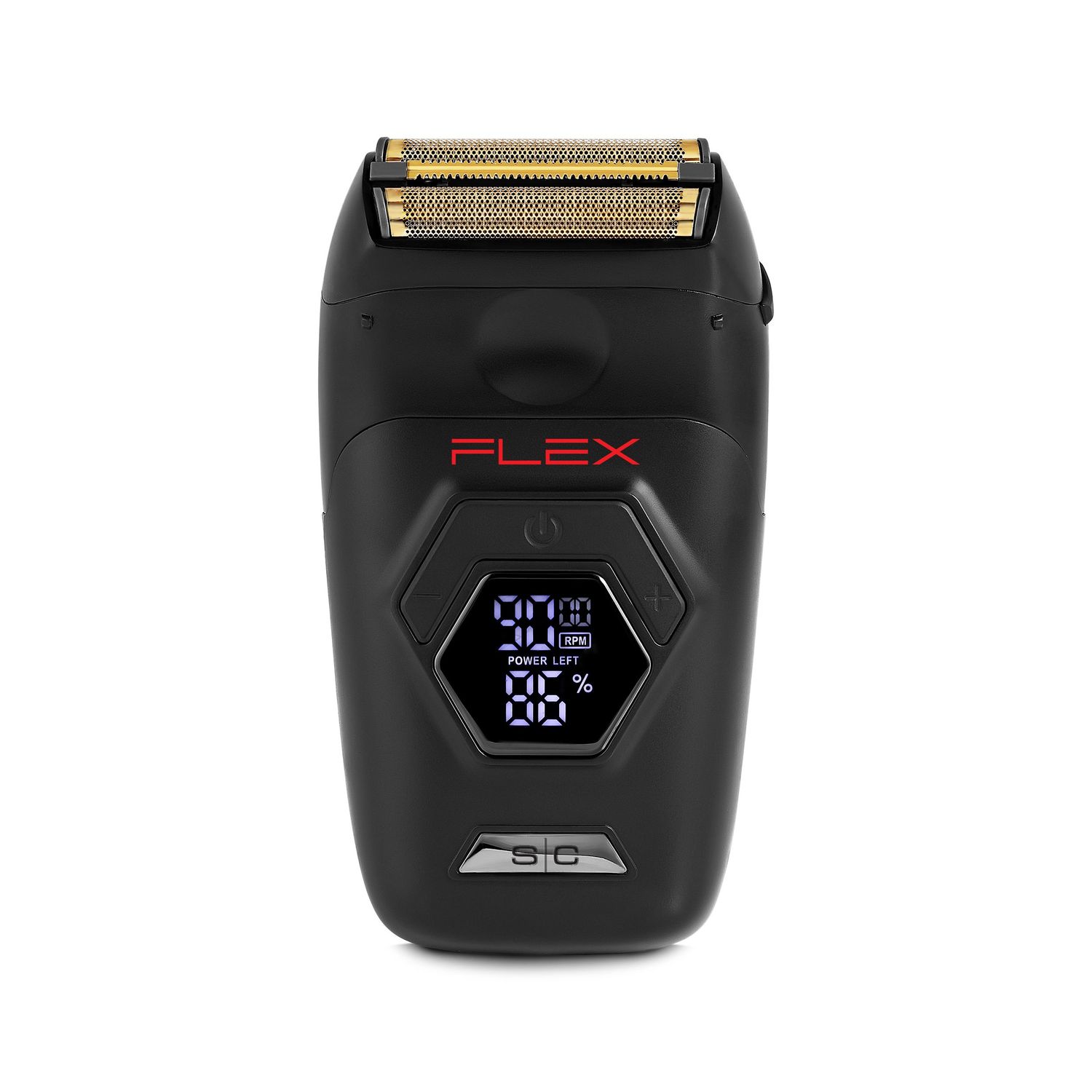 Stylecraft Flex Shaver - Electric Foil Shaver With Gold Titanium Foil Head and Super Torque Motor