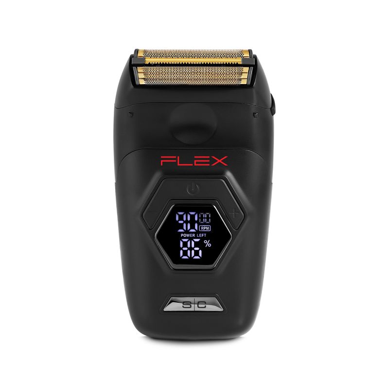 Stylecraft Flex Shaver - Electric Foil Shaver With Gold Titanium Foil Head and Super Torque Motor