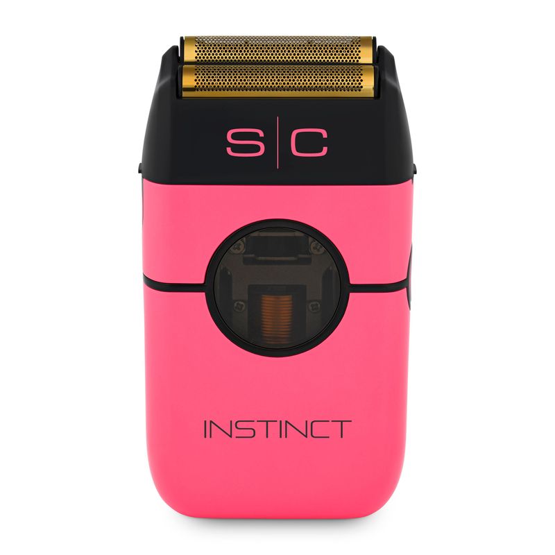 Stylecraft Instinct Metal Shaver - Professional Double Foil Cordless Shaver With Intuitive Torque Control and IN2 Vector Motor in Pink