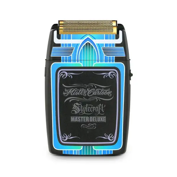 Stylecraft Mister Cartoon Rebel Shaver - Professional Double Foil Cordless Shaver With Super Torque Motor
