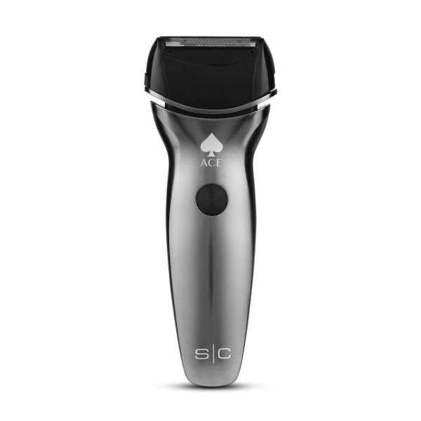 Stylecraft Ace 2.0 Shaver - Professional Triple Foil Wet/Dry Cordless Shaver with Integrated Pop-up Trimmer with Rotary Motor