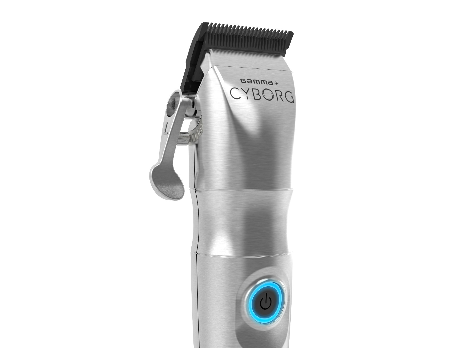 Gamma+ Cyborg Clipper - Professional Metal Hair Clipper with Digital Brushless Motor