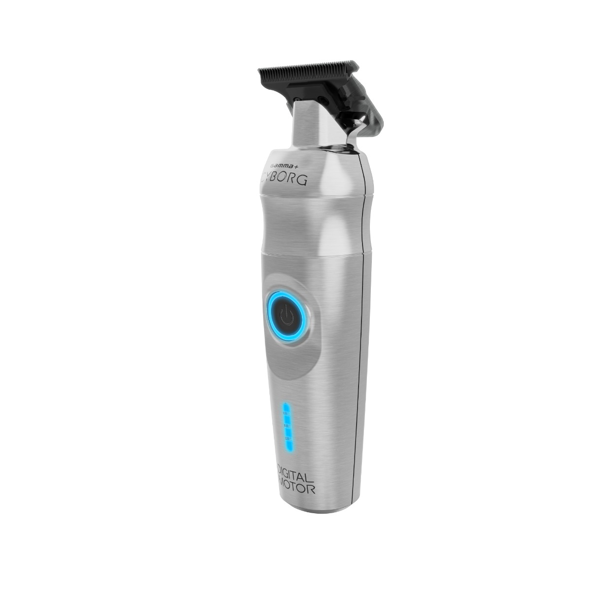 Gamma+ Cyborg Trimmer - Professional Cordless Metal Hair Trimmer with Digital Brushless Motor