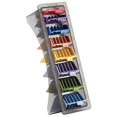 Wahl Professional Cutting Guides 1/8 Color Coded Clipper Guards Wahl Professional Cutting Guides 1/8 Color Coded Clipper Guards