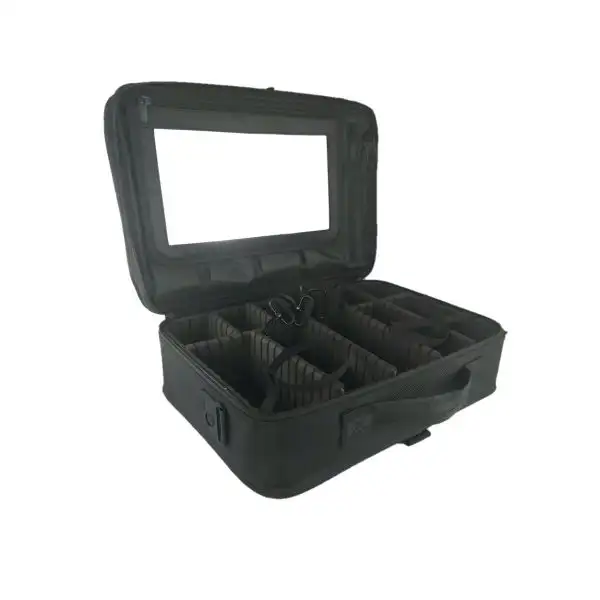 Stylecraft On The Go Barber/Stylist Lightweight Water Resistant Travel Case with Mirror