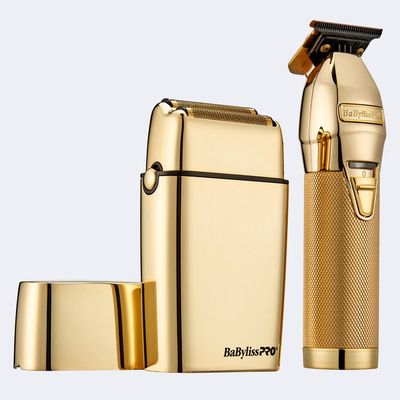 BaBylissPRO LimitedFX Gold Trimmer and Double-Foil Shaver Set