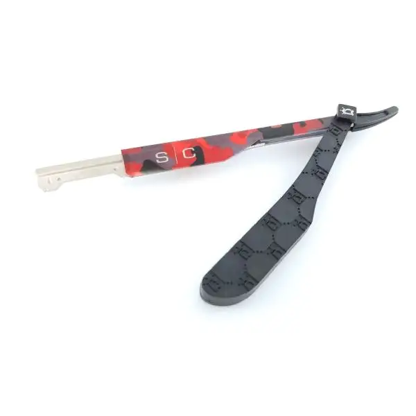 Stylecraft SC x Deluxe Camo Line Straight Edge Razor Tool (blade not included)