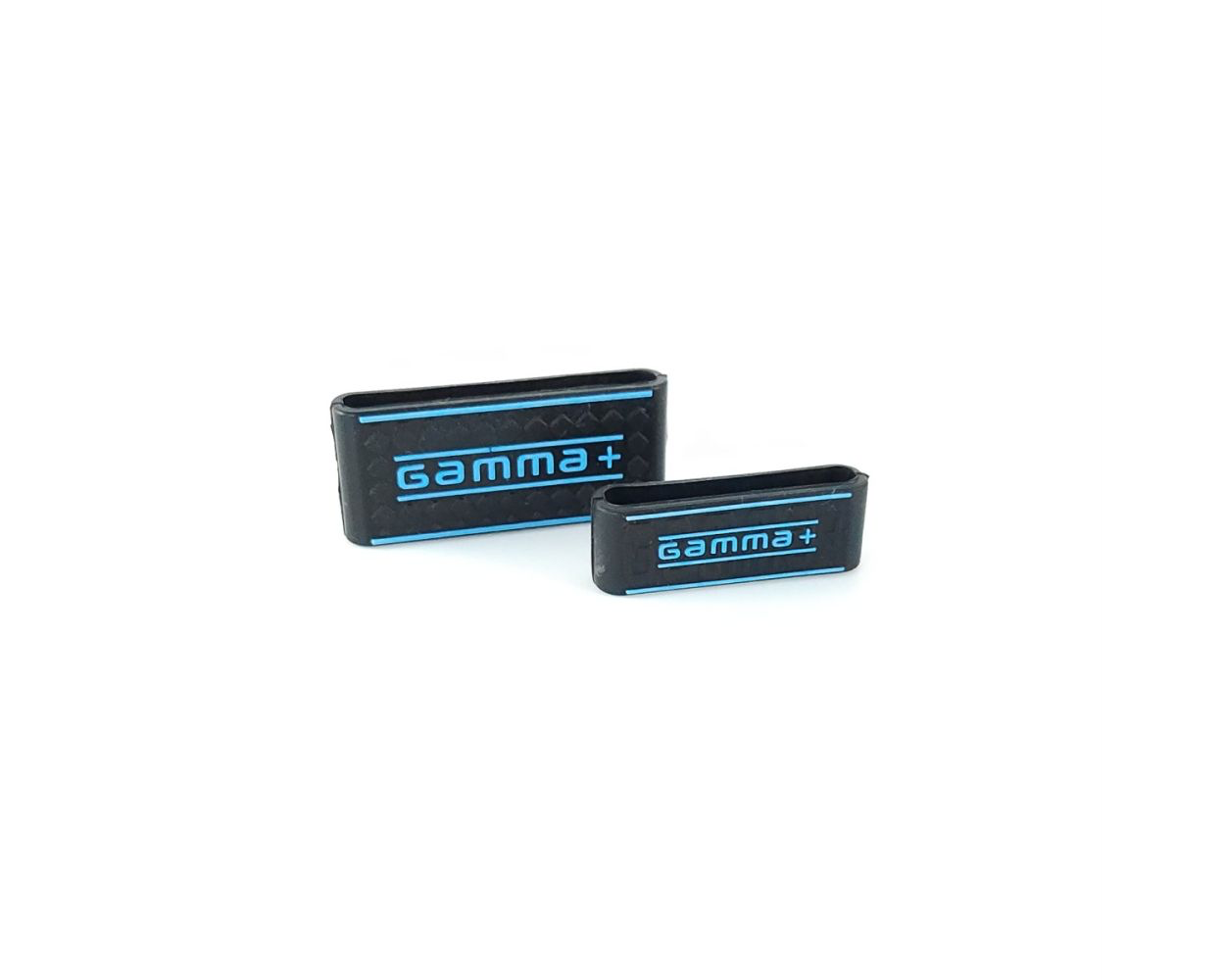 Gamma Gamma+ Clipper & Trimmer Grip Set (black with blue logo)
