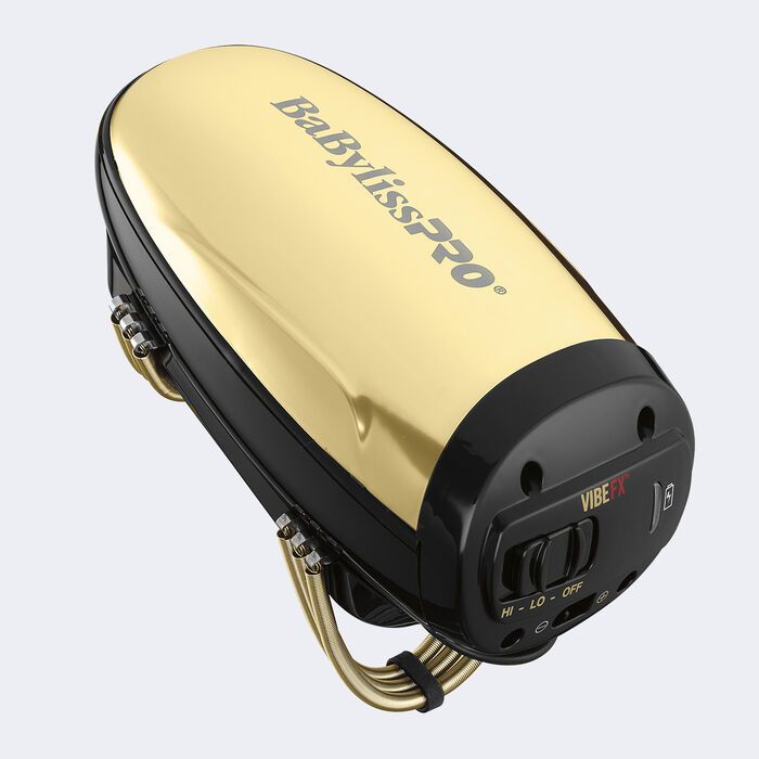BaBylissPRO VIBEFX Cord/Cordless Massager (GOLD)