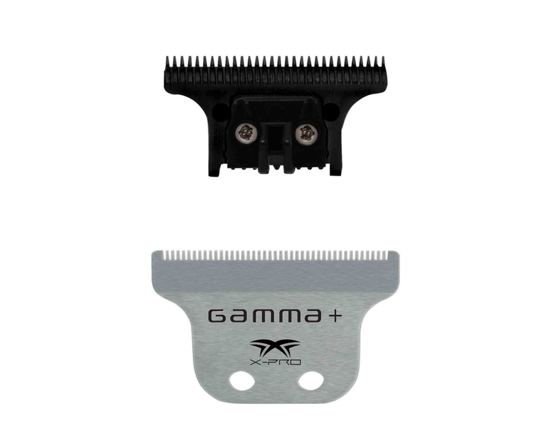 Gamma+ Classic X-Pro Stainless Steel Fixed Blade with THE ONE Black Diamond Cutting Trimmer Blade Set
