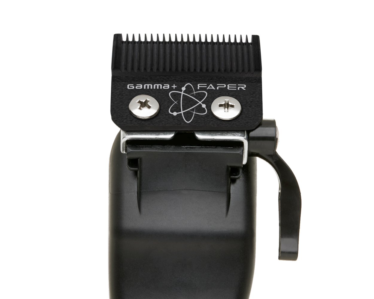 Gamma+ Fixed Black Diamond Carbon DLC Faper Blade with Moving Black Diamond Carbon Slim Tooth Cutter Clipper Blade Set