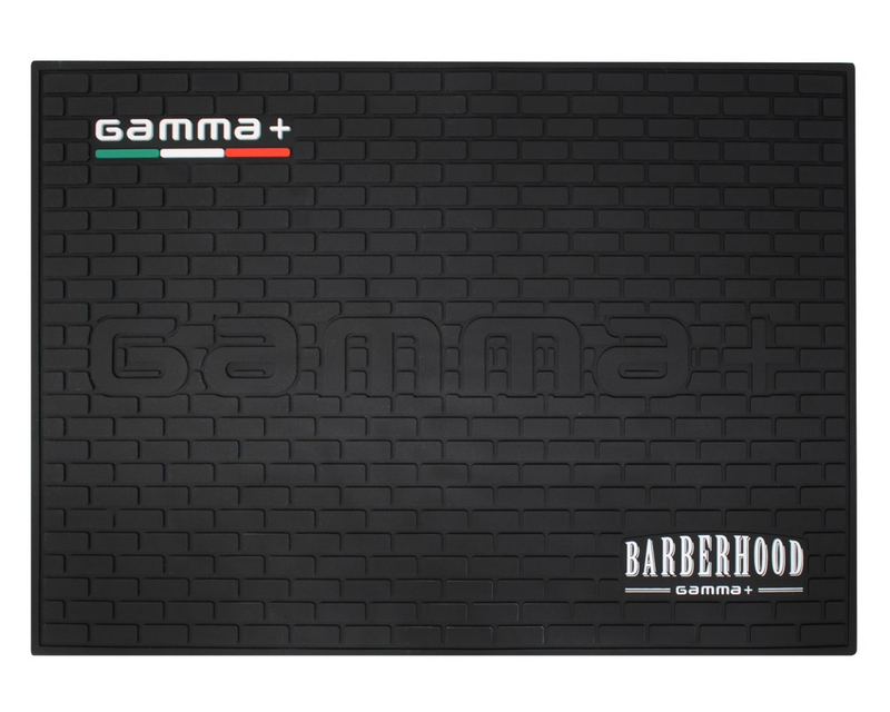Gamma+ Professional Heat & Water Resistant Barber Mat & Station Organizer with Non-Slip Grip