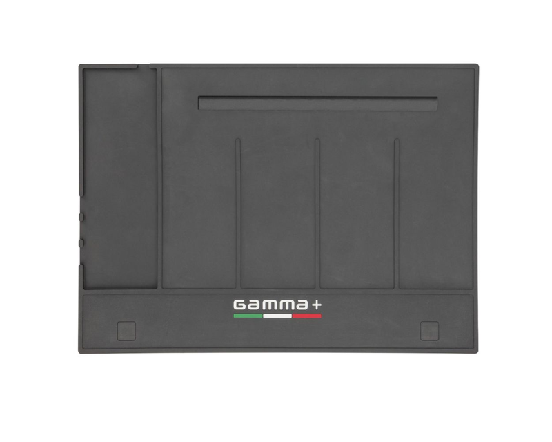 Gamma+ Professional Magnetic Barber Mat and Station Organizer with Anti-Slip Grip
