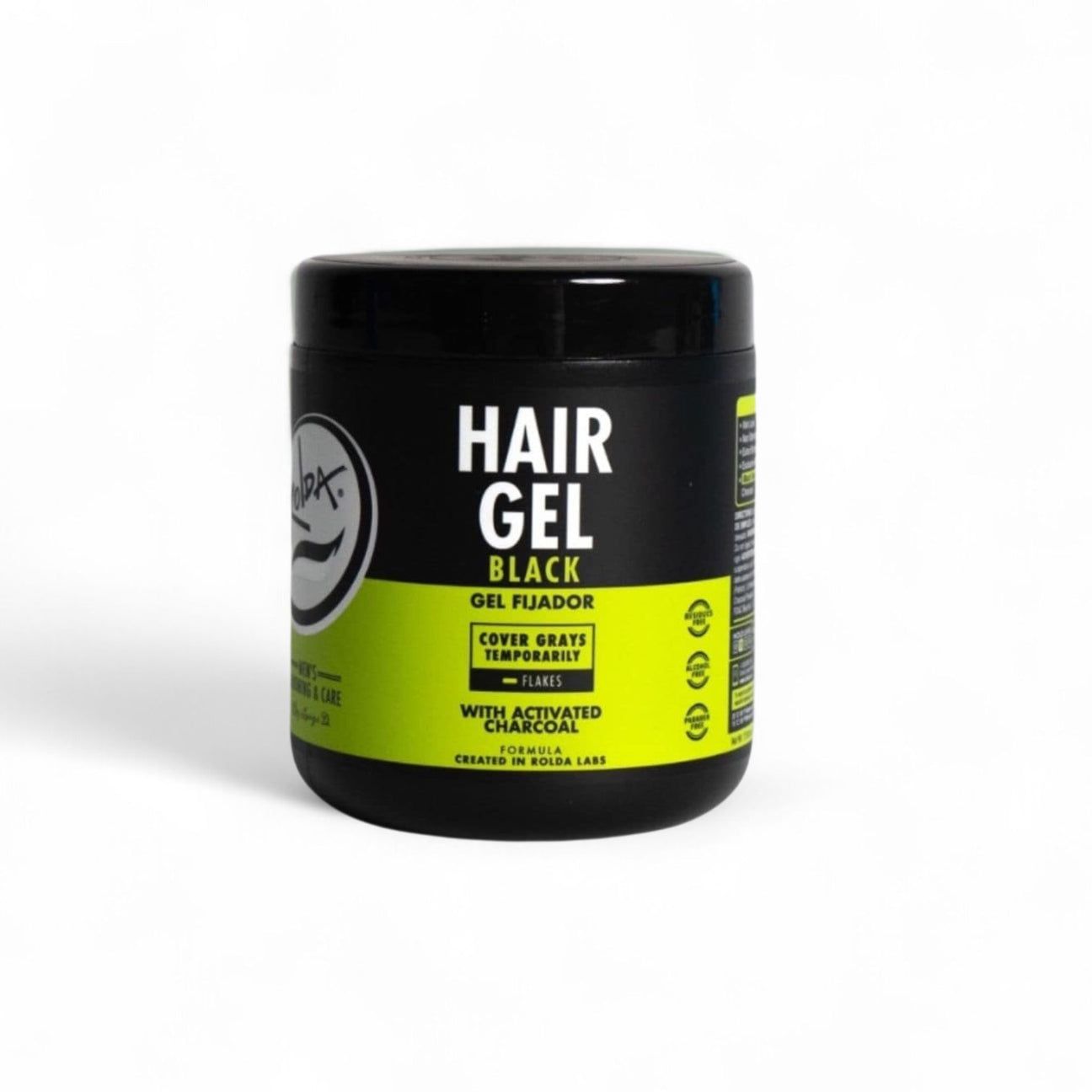Rolda - Black Hair Styling Gel (35.2oz / 1 kg)