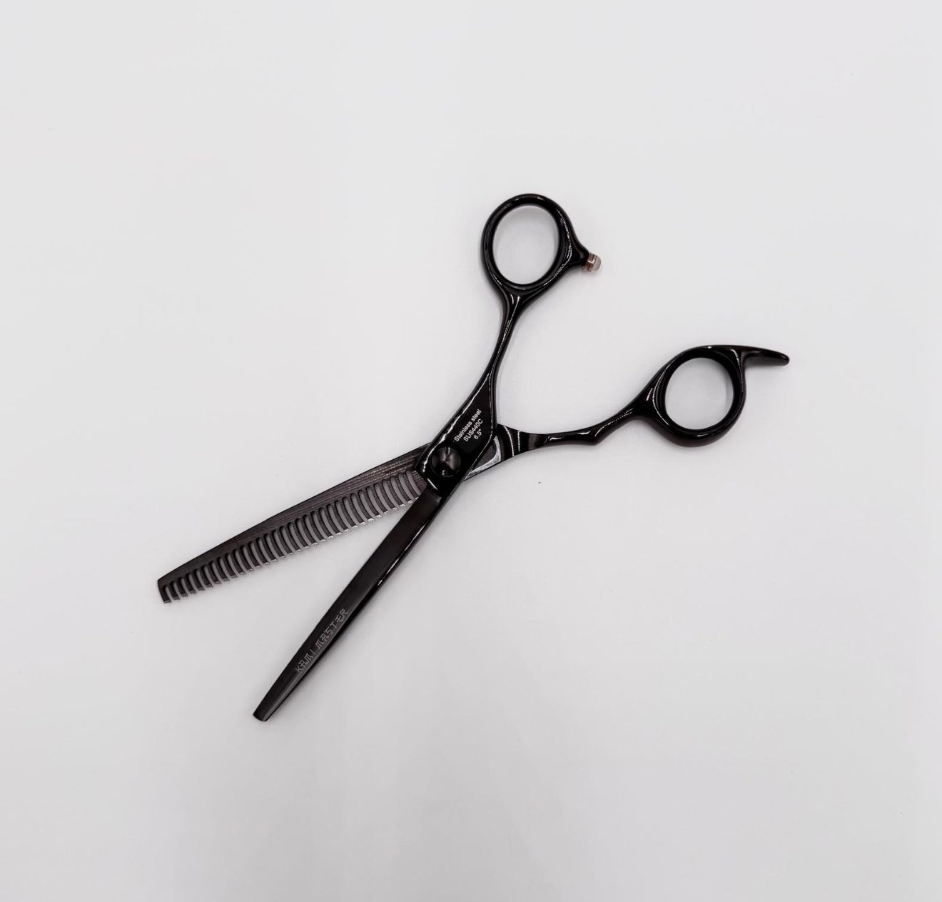 Kami Master Barber Thinning Scissors Shear 6.5"  - Black