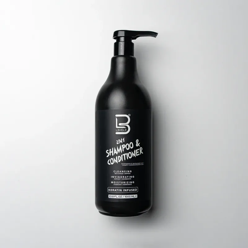 L3VEL3 2 IN 1 Shampoo & Conditioner - 1000ml