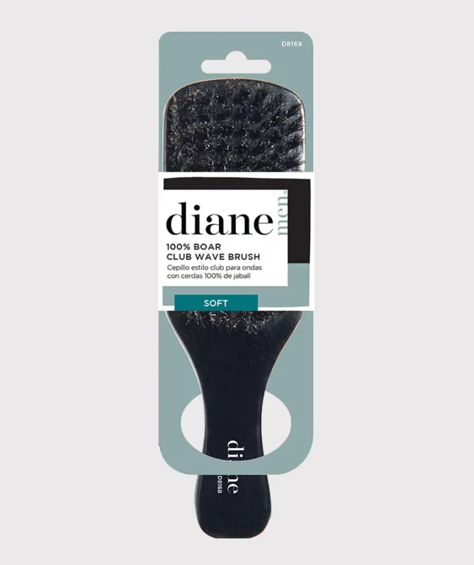 Diane 100% Soft Boar Club Wave Brush