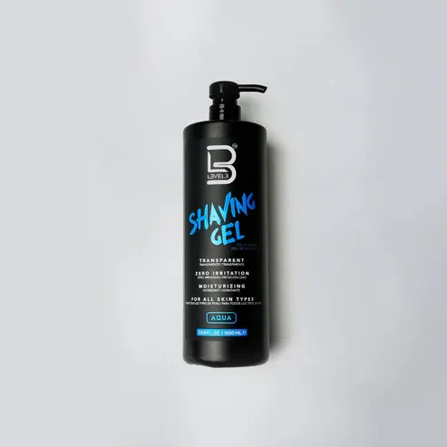 L3VEL3 Transparent Shaving Gel (AQUA) - 1000ml