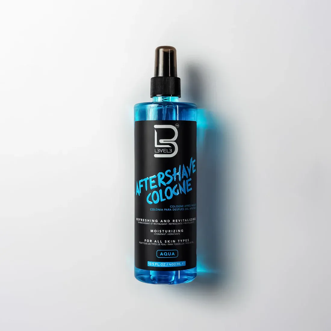 L3VEL3 Aftershave Cologne (AQUA) - 400ml