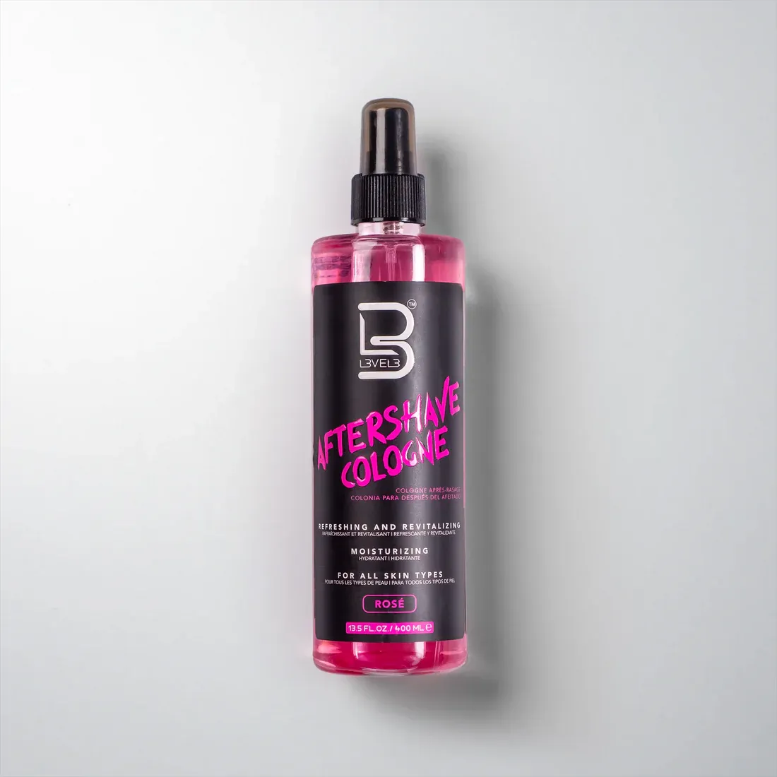 L3VEL3 Aftershave Cologne (ROSE) - 400ml